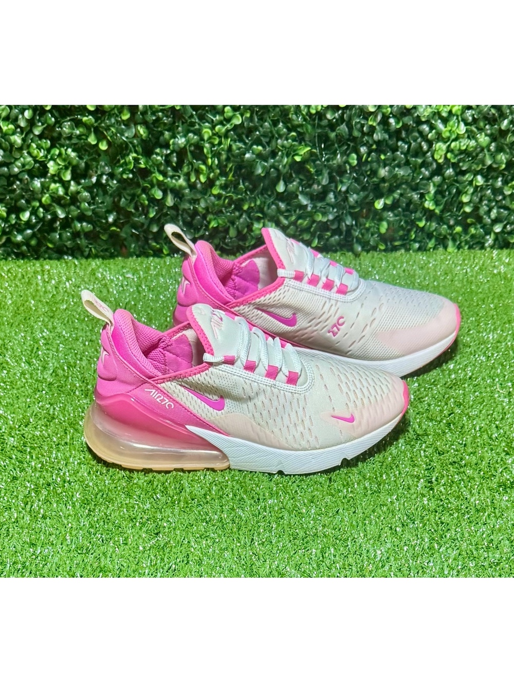 Nike Air Max 270 Pink/White – Size 5.5Y / Women’s 7